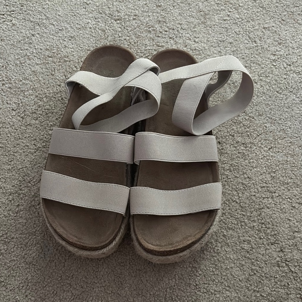 Beige Strappy Sandals